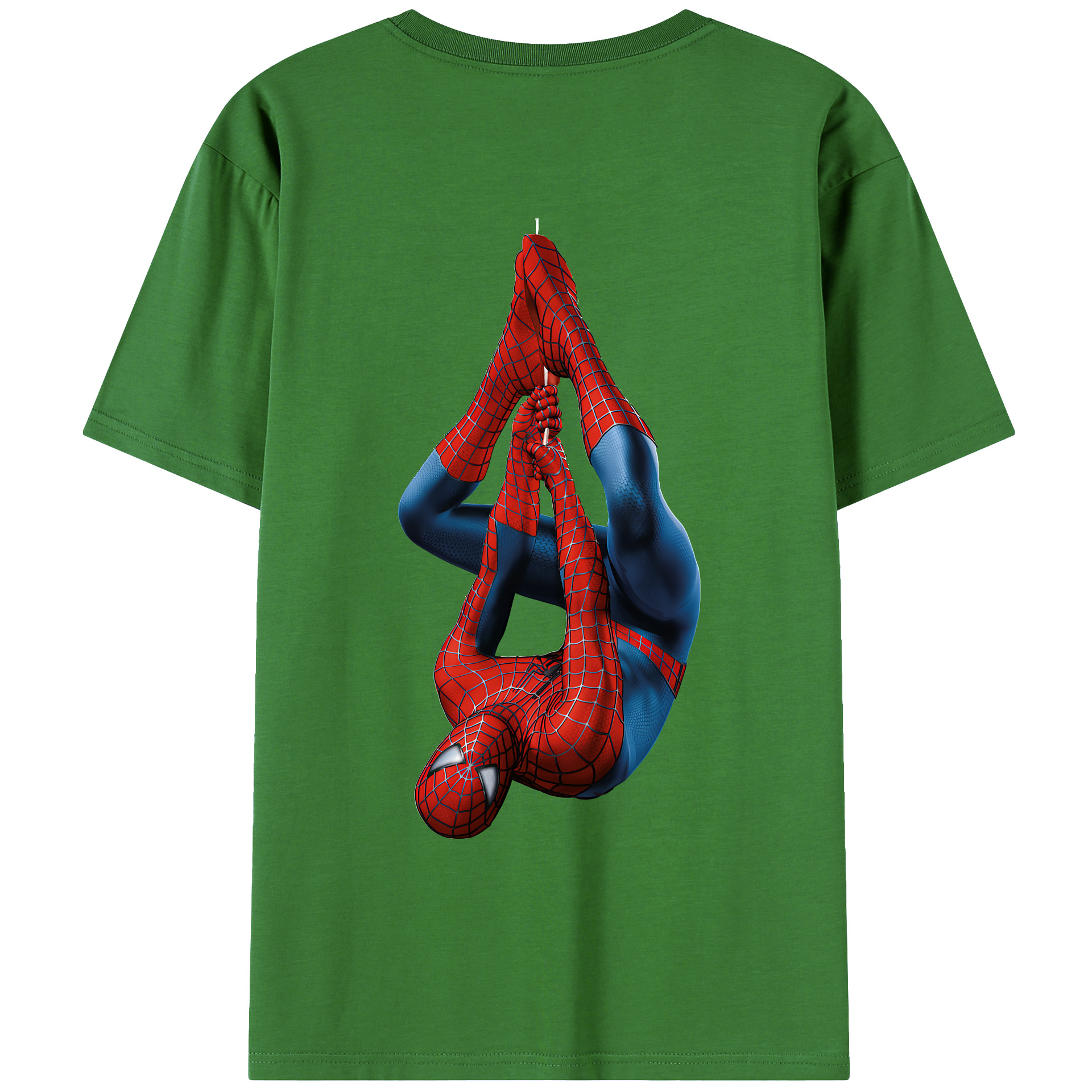 （画像用） Spider Man スパイダーマン レディース半袖Tシャツ(バックプリント)
